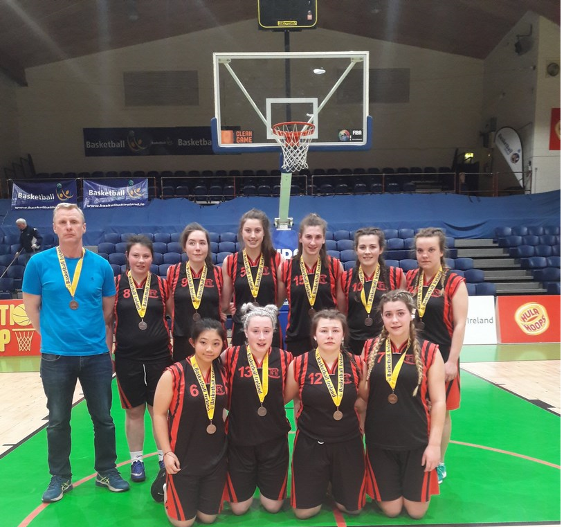 Basketball 1 (Copy) North East Senior Girls Winners 2018. & All Ireland Senior Girls Bronze Medal Winners 2018.
